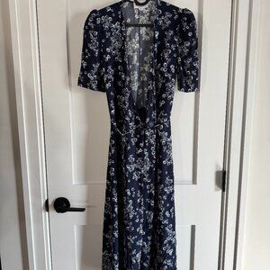 Rouje/ルージュ MARIN dress Rouje Ladies White Marin Short Sleeve Linen Dress, Brand